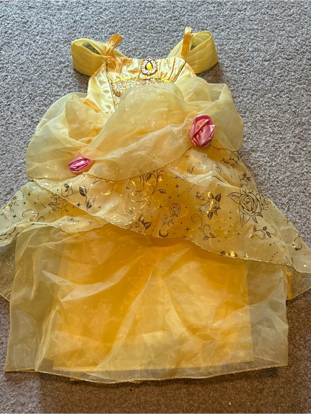 Disney Store Belle Costume 5/6 Beauty and the Beast World Land Cruise Halloween